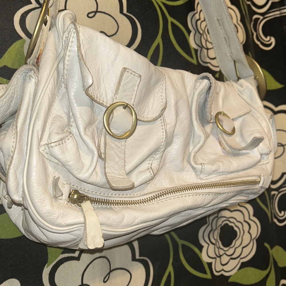 VTG FRANCESCO BIASIA RARE White Leather Satchel/Hobo/Shoulder Bag HTF
BOHOCHIC